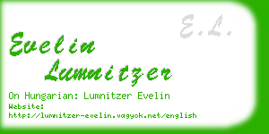 evelin lumnitzer business card